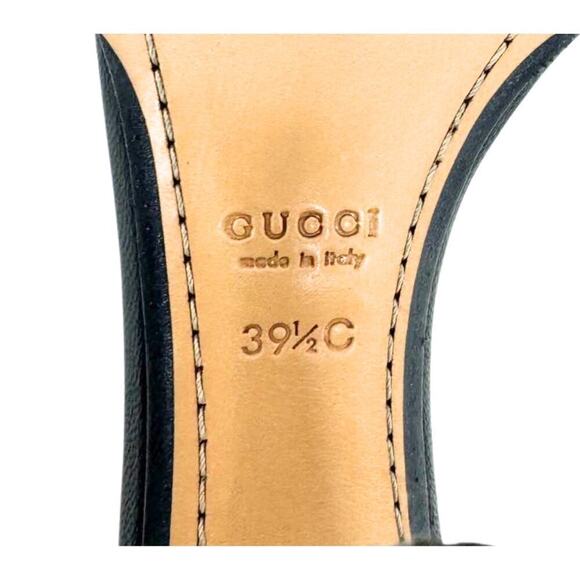 Gucci GG Logo Monogram Guccissima Supreme Studded Leather Strappy Heels EU39.5‎ - Picture 9 of 11